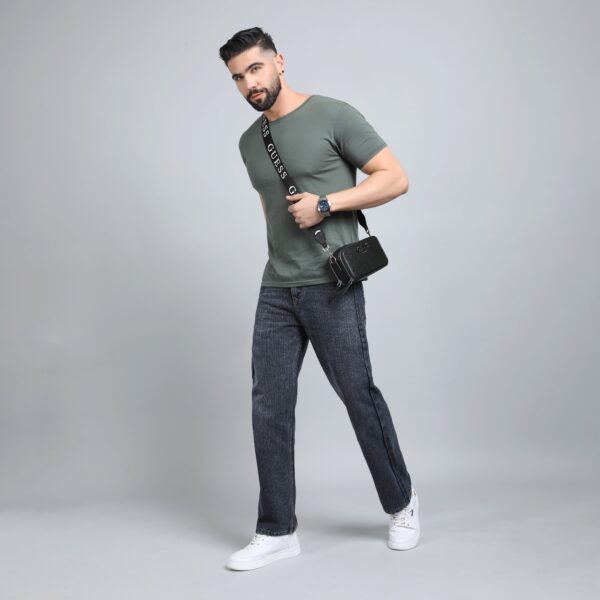 GREY BAGGY FIT JEAN TEDDY 4756-2