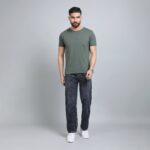 GREY BAGGY FIT JEAN TEDDY 4756-2