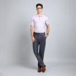 ULIMATE GREY SLIM  FIT GURKHA TROUSERS 4798-2