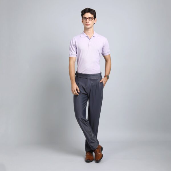 ULIMATE GREY SLIM  FIT GURKHA TROUSERS 4798-2