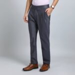 ULIMATE GREY SLIM  FIT GURKHA TROUSERS 4798-2