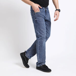 DARK BLUE BAGGY FIT JEAN TEDDY 4680-1