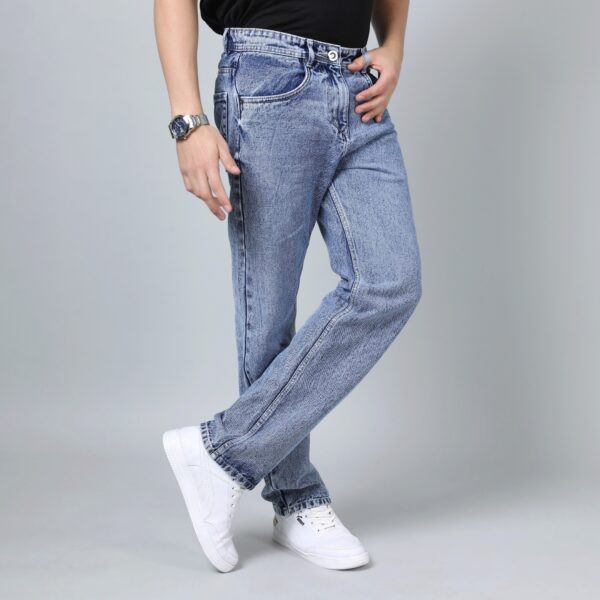 LIGHT BLUE BAGGY FIT JEAN TEDDY 4721-2
