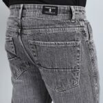 LIGHT GREY BAGGY FIT JEAN TEDDY 4753-2