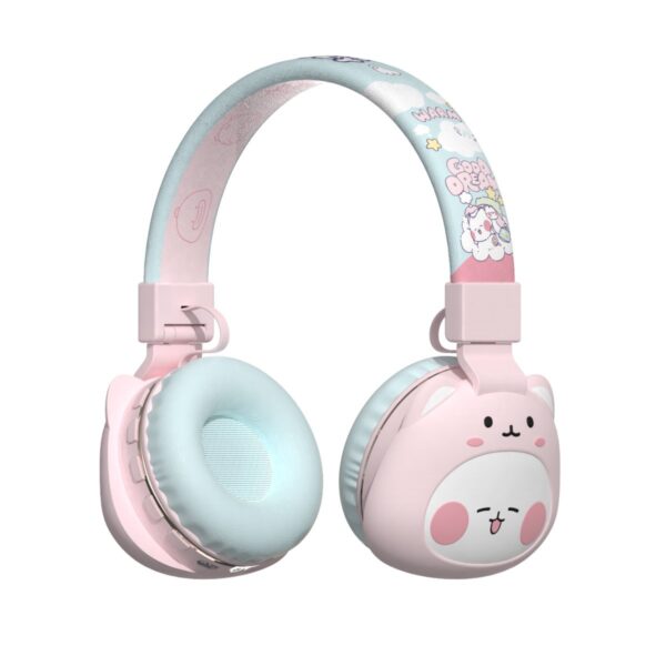 Cross-border new cartoon children's headphones, over-ear bluetooth headphones, wireless music headphones, 85dB decibel headphones