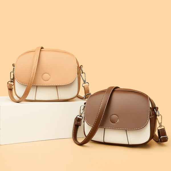 High-end women's bag 2025 new niche design crossbody bag mini round bag versatile fashion shoulder women's bag tide
