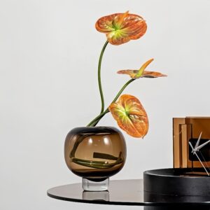 Simple modern model room, glass sales department, vase, hydroponic, flower ware, soft furnishings, home decorations, potbelly bottle ornaments