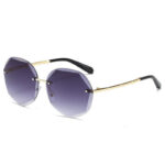 Edgy Crystal Polygonal Shades for Women