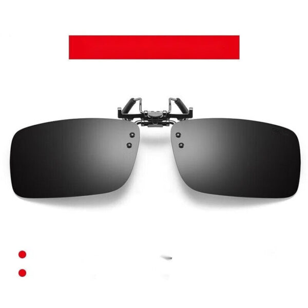 Smart Color-Changing Polarized Clip-Ons: Day/Night Vision.