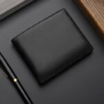 Cross-border multi-card short loose-leaf wallet men's over-migration RFID anti-theft brush leather clip leather men's wallet