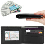 Cross-border multi-card short loose-leaf wallet men's over-migration RFID anti-theft brush leather clip leather men's wallet