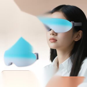 Cross-border intelligent beauty instrument vibration massage cold and hot compress eye protection device relieves eye fatigue and special massage for children to massage the eyes
