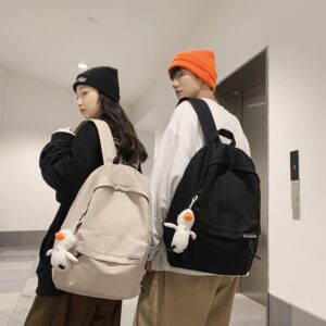 School bag, men's backpack, simple large-capacity computer backpack, women's casual, Japanese junior and senior high school students, college students, cross-border