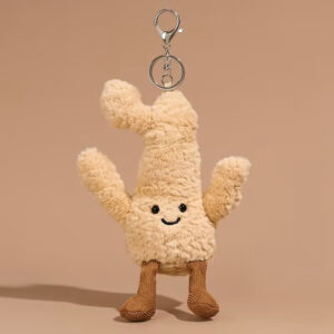 Creative plush ginger pendants, bags, keychains, jellycat, crane machine dolls, cute and funny series of hanging accessories